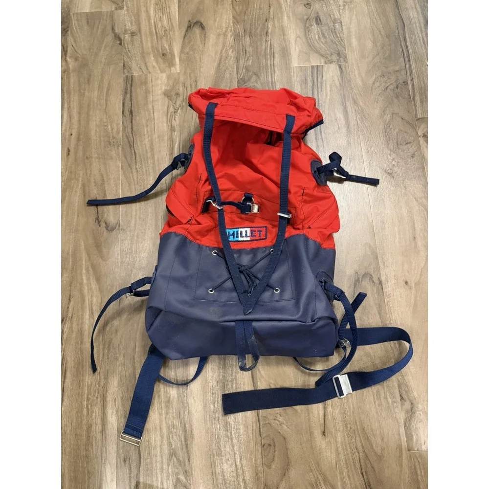 Millet Alpine Mountaineering Backpack Rene Desmaison La Sherpa France Vintage